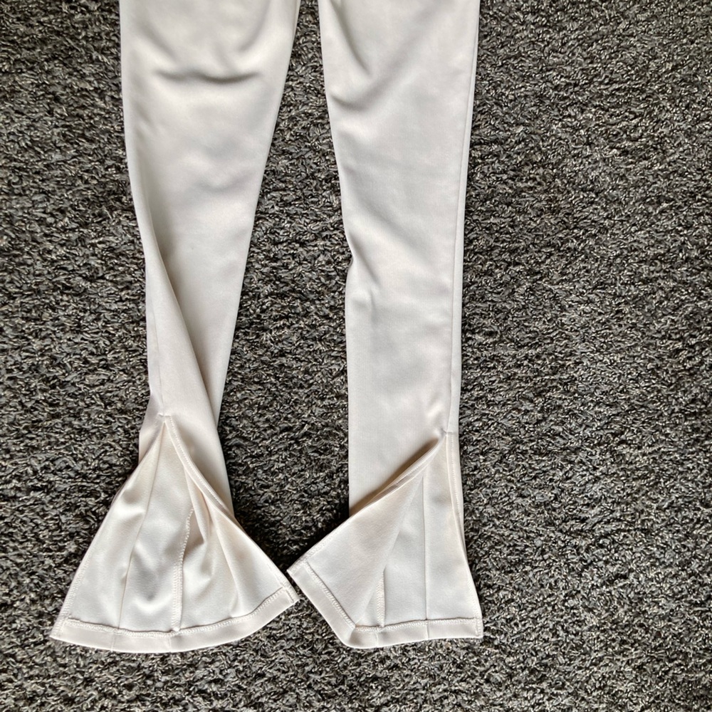 Zara Cream Ribbed Trousers - Picture 5 of 7